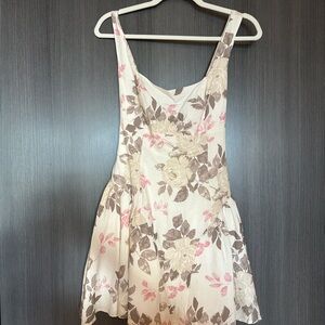 “Blossoming in Nature Floral Mini Dress”